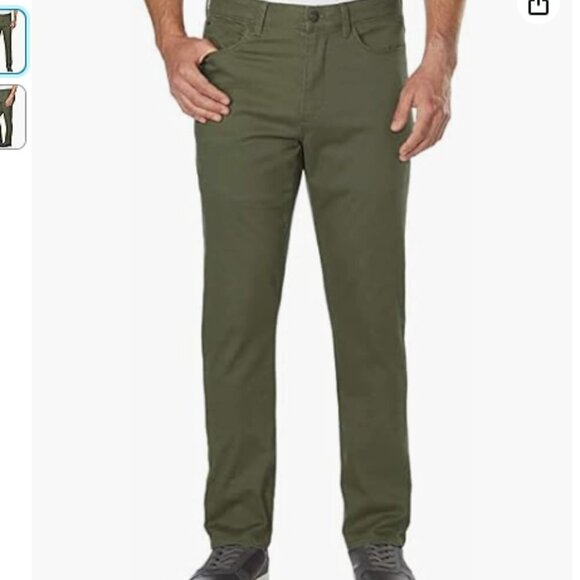 NWT English Laundry 40x29 Men’s Cotton Straight Leg Breeze Chino Green Pant - Picture 1 of 8